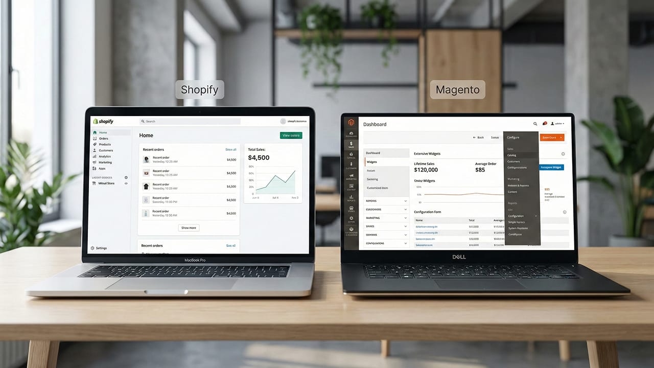 Difference Between Magento and Shopify