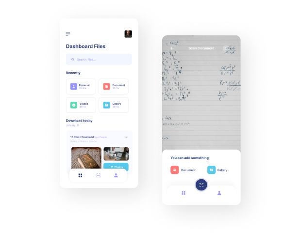 Document Scanner App Dashboard - The App Ideas