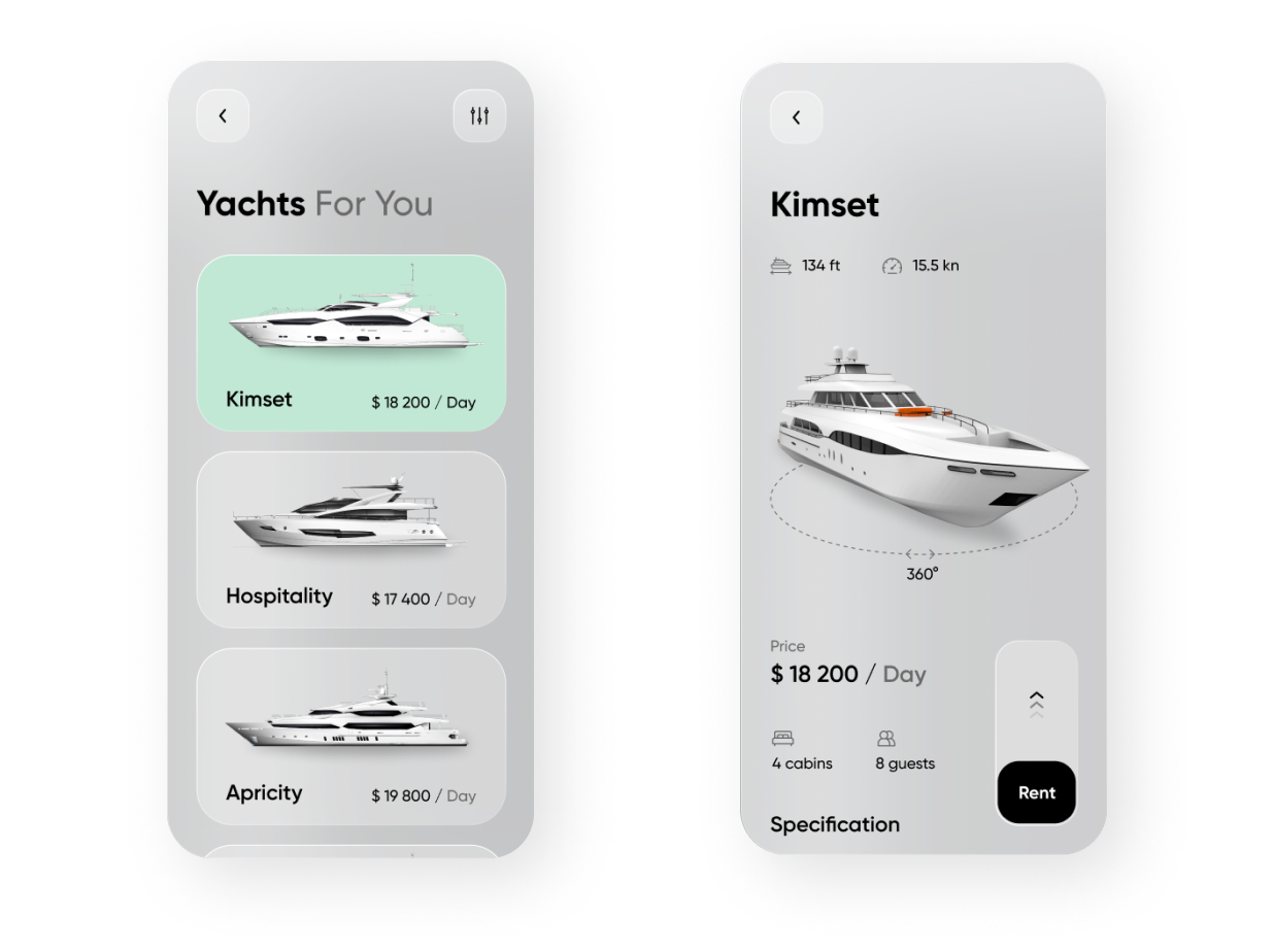Rent A Boat - The App Ideas