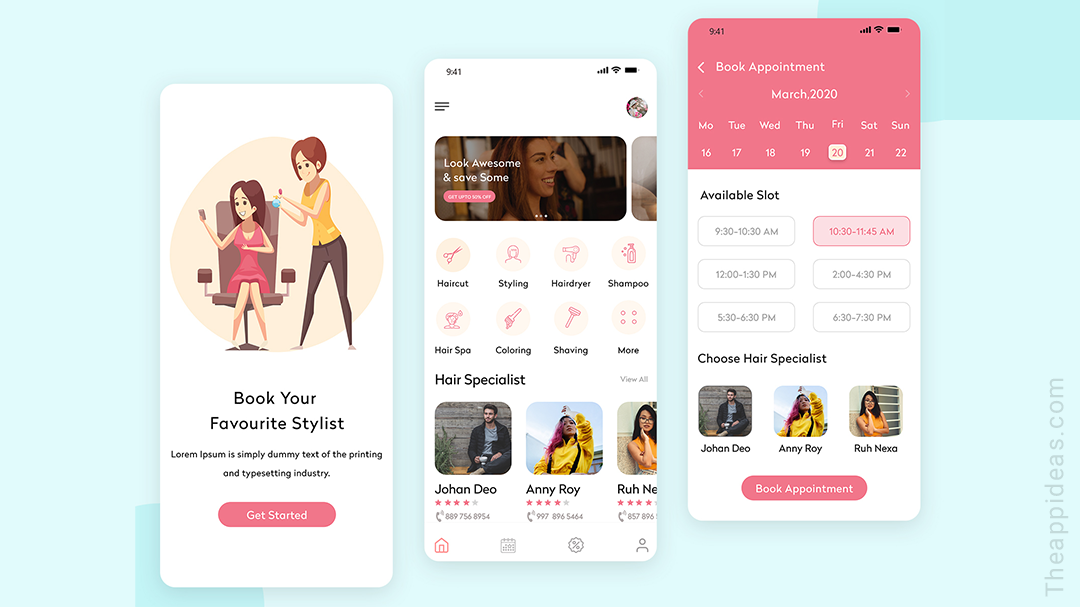 Beauty Salon App Solution - The App Ideas