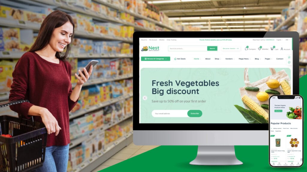 Grocery Store Website Design Service
