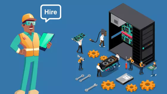 On-Demand Computer Technician Hiring App