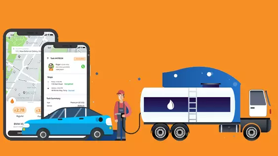 On-Demand Fuel Delivery App Development