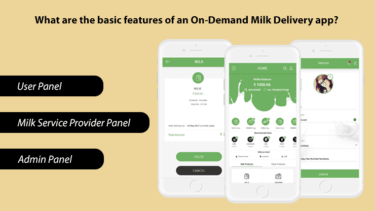 On-Demand Milk Delivery App Development Service