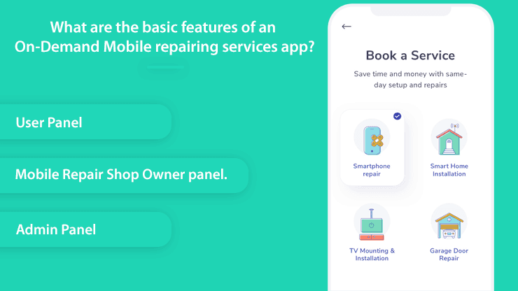 On-Demand Mobile repairing Services app Ideas