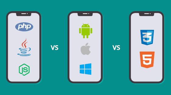 WEB APP VS NATIVE VS HYBRID APP COMPARISON