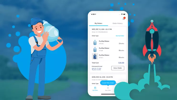 Water Delivery App Development