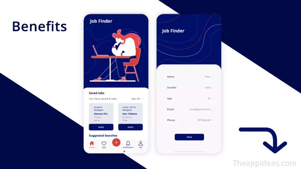 Anonymous Job Finder App Development