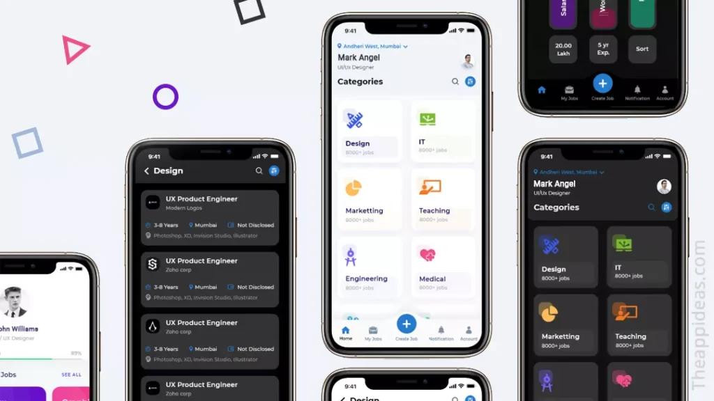 Anonymous Job Finder App Ideas
