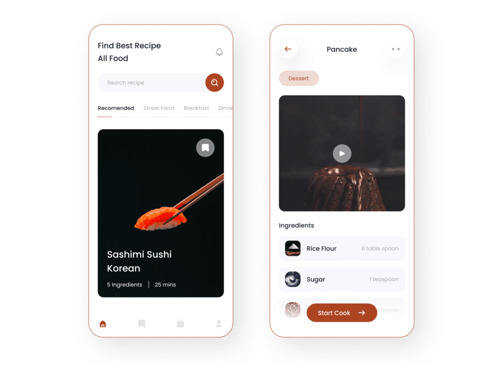 Cooking Recipe App Development Cost