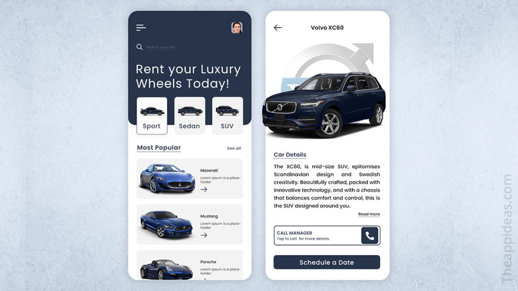 On-Demand Luxury Car Booking App Development
